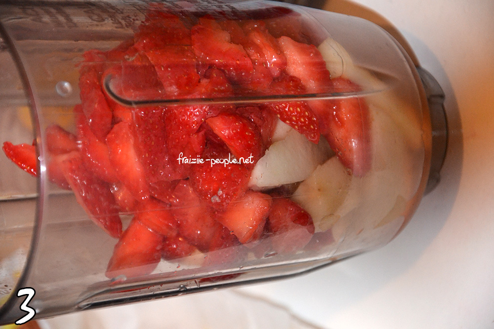 Smoothie fraises/poires